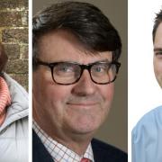 Jenny Rynn, David Stevens and Jamie Whitham, all of whom are leaving Reading Borough Council, for now at least. Credit: Reading Labour, Conservatives and Green Party