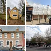 The four places where planning appeals were submitted. Credit: Google Maps / Reading Borough Council