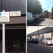Streets where drivers were caught parking illegally in Reading. Credit: James Aldridge, Local Democracy Reporting Service