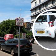 A CCTV enforcement car is used to enforce rule breaking along Reading\'s red route. Credit: James Aldridge LDRS / Stephen Craven using Creative Commons Licence