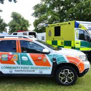 Ambulance crews at the Berkshire Motor Show. Picture: Paul King