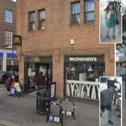 Three people police would like to speak to who may have information regarding an assault in McDonald's, Newbury