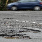 A file photo of a pot hole as prices rise amid the Ukraine war