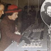 The Queen visits the Reading Chronicle to open its new headquarters in Portman Road in 1986