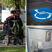 Disabled facilities such as toilets and Blue Badge parking spaces. Credit: Pixabay users Kevin Phillips and Andy / stock image