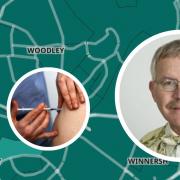 Councillor David Hare has called for people to get vaccinated. Credit: PA / Wokingham Borough Council / UK Government vaccine map
