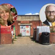 Councillors James Moore and Karen Rowland clashed over kerbside glass recycling. Credit: James Aldridge LDRS / Reading Labour/ Reading Council