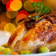 Stock image of Christmas turkey