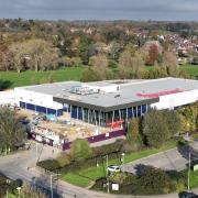 Rivermead Leisure Centre, which is due to open in 2023. Credit: Reading Borough Council commissioned drone footage