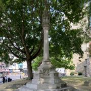 Monuments across town get spring clean