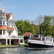 Princess Marina on a trip along the River Thames. Credit: Thames River Cruise