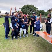 The cricket competition in Shinfield was won by the Vanquishers team from Reading. Credit: Councillor Norman Jorgensen