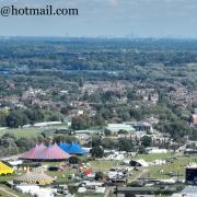 PICTURED: Drone images capture Reading Festival as the weekend event begins