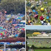 Aftermath of Reading Festival revealed as drone footage shows sea of litter