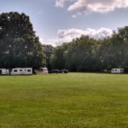 Travellers or members of travelling communities occupying Prospect Park in Reading. Credit: James Aldridge, Local Democracy Reporting Service