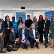 Executives, the deputy mayor and volunteers for Together for Mental Health Wellbeing in Reading. Credit: Andre Silva, Together for Mental Health Wellbeing