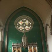 The altar  at Our Lady & St Anne's Roman Catholic Church, Caversham.
