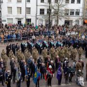 The Remembrance Sunday Service in Newbury 2022.