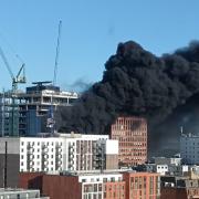 Billowing smoke spotted in Reading Town Centre