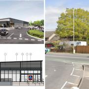 The new Aldi could be built near a banned right turn onto Reading Road