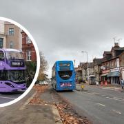 New bus lanes will be created along two major routes in Reading and other locations after a heated debate.