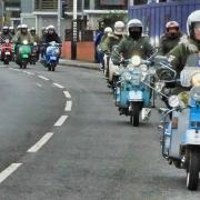 Locals welcomed hoards of classic mods and rockers for March of the Mods event