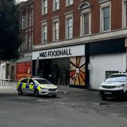Police cordon spotted at M&S on Friar Street