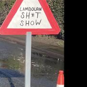 Sign in Lambourn