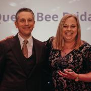 John Maddaford (Head of Sales and Operations at Guides for Brides) and Kate Taylor-Norris (Owner of Queen Bee Bridal)