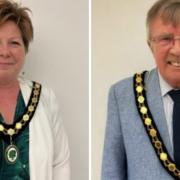 Woodley's new mayor Juliet Anderson and deputy mayor David Bragg
