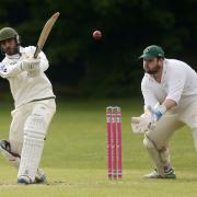 (190534) Crowthorne and Crown Wood (bowling) v BCS (batting) - pics by Paul Johns.Usman Asif.