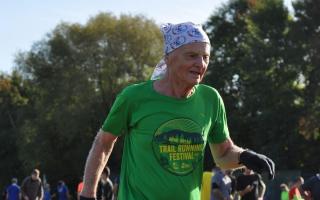 Tom Harrison, 85, from Spencers Wood, near Reading, who had to pretend her was four years younger to enter the Reading Half Marathon