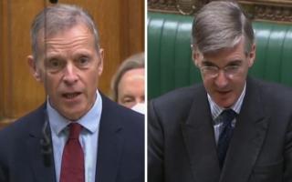 Matt Rodda and Jacob Rees-Mogg clash over fracking. Credit: UK Parliament / YouTube