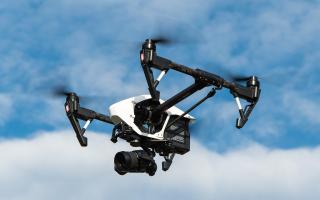 A drone with a camera. These drones could become a regular feature in the skies above Reading. Credit: Thomas Ehrhardt from Pixabay