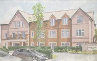 An artist's impression of the proposed care home on Woodley Green