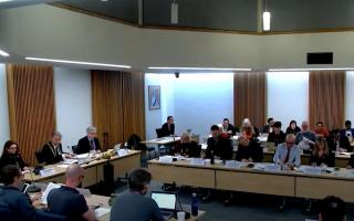 The full meeting of Reading Borough Council on Tuesday, January 30. Credit: Reading Borough Council YouTube