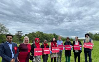 The general election campaign has kicked off as Rachel Reeves, the Shadow Chancellor, visited Reading MP candidates in Pangbourne, in the new Reading West & Mid Berkshire constituency.